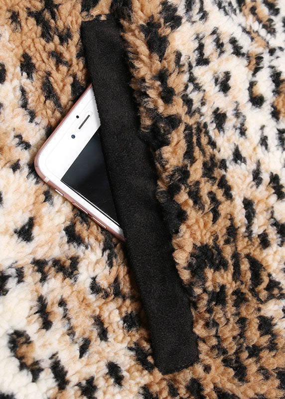Fitted Leopard Thick Warm cinch jackets Winter Coat - Down Jackets - DYAVOR®