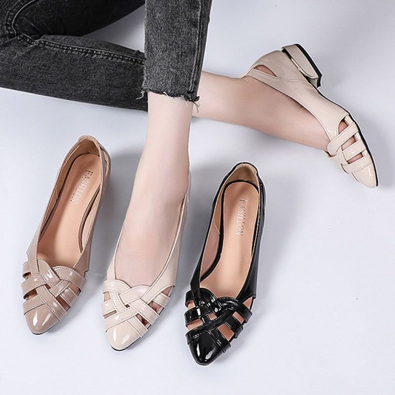 Flats Weave Slip-on Sandals Boat Women's Casual Shoes GCSK14 - Casual Shoes - DYAVOR®