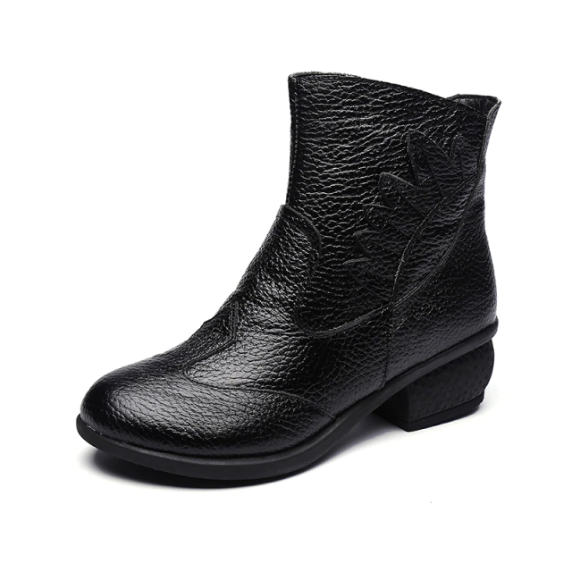 Franca Women's Warm Genuine Leather Boots - Boots - DYAVOR®