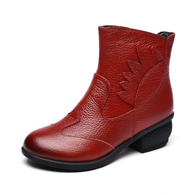 Franca Women's Warm Genuine Leather Boots - Boots - DYAVOR®