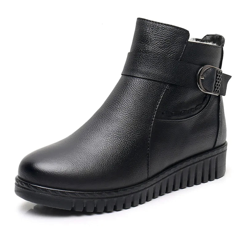GRW Orthopedic Women Boot Arch Support Warm Fur AntiSlip Ankle Boots - - DYAVOR®