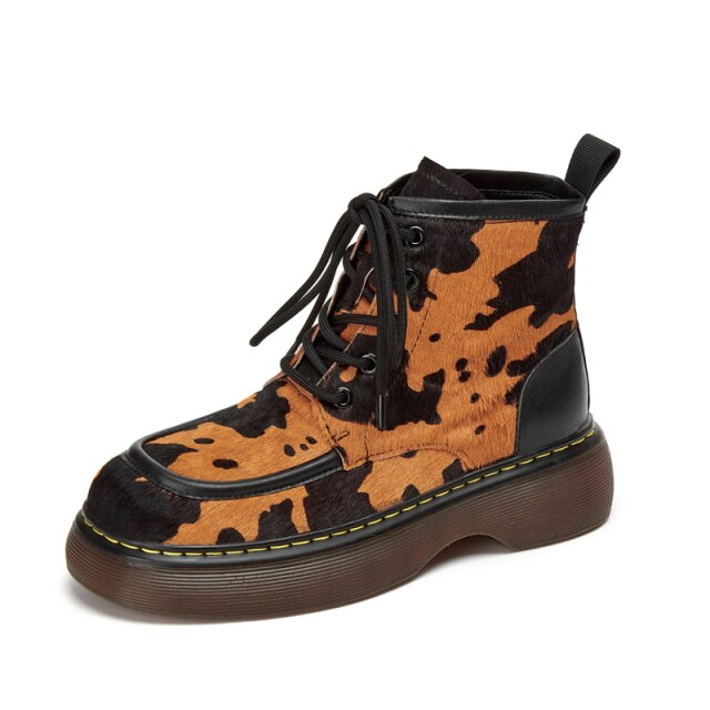Galanty Women's Fashion Lace-Up Ankle Boots - Shoes - DYAVOR®
