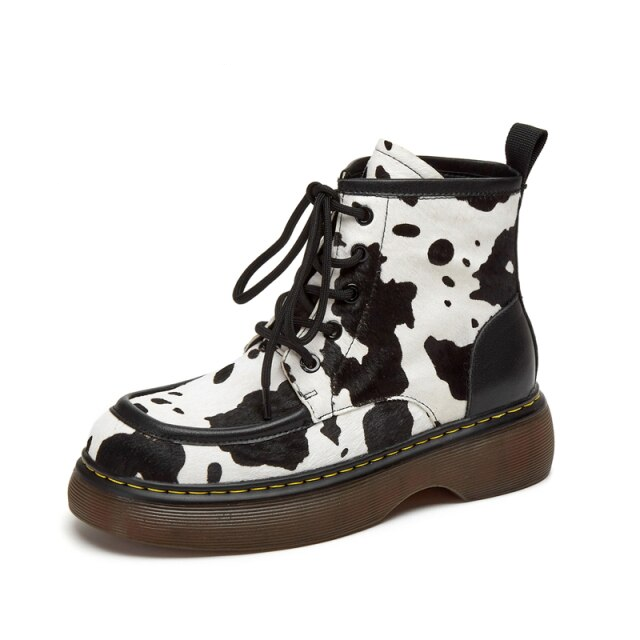 Galanty Women's Fashion Lace-Up Ankle Boots - Shoes - DYAVOR®