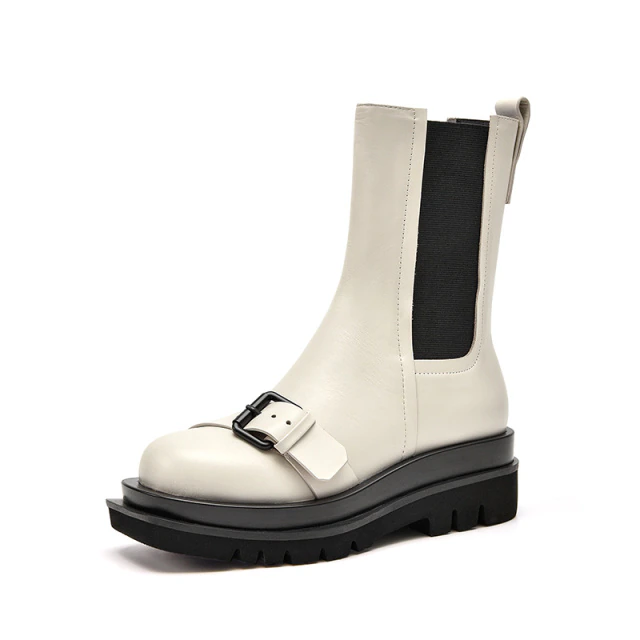 Gandica Women's Leather Chelsea Boots - Boots - DYAVOR®