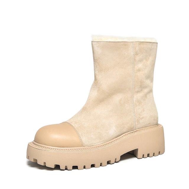 Gracia Women's Suede Platform Snow Boots - Boots - DYAVOR®