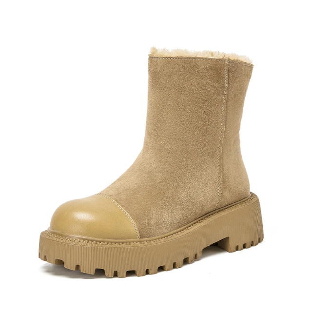 Gracia Women's Suede Platform Snow Boots - Boots - DYAVOR®