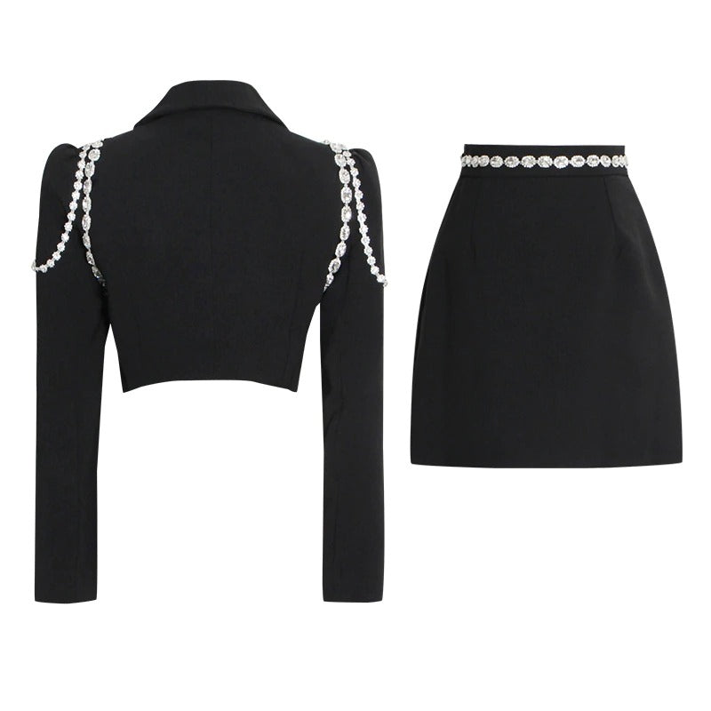 Cropped Jacket Suit - - DYAVOR®