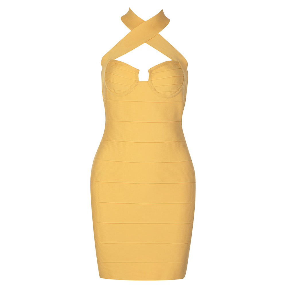 Backless Bodycon Mini Dress - Dresses - DYAVOR®