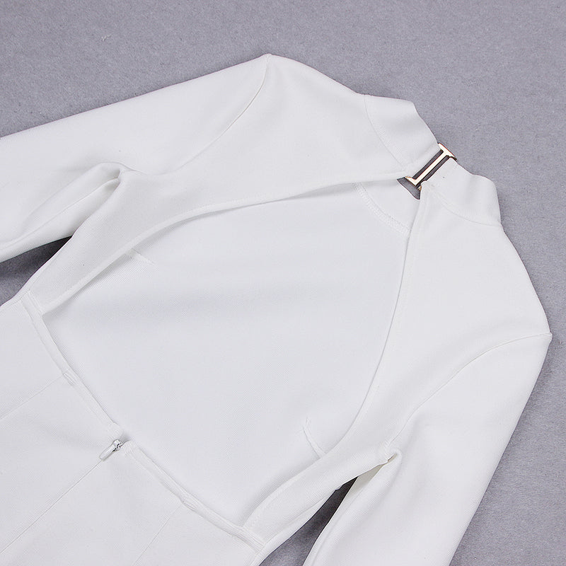 Sexy Backless White Mini Dress - dresses - DYAVOR®
