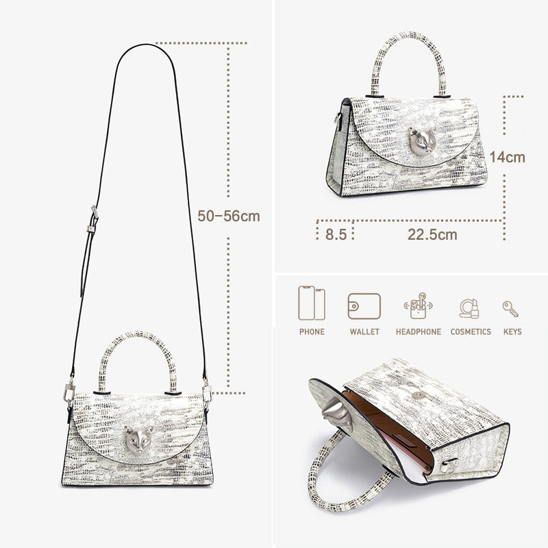 Everyday Grain Leather Women's Crossbody Bag - Hand Bag - DYAVOR®