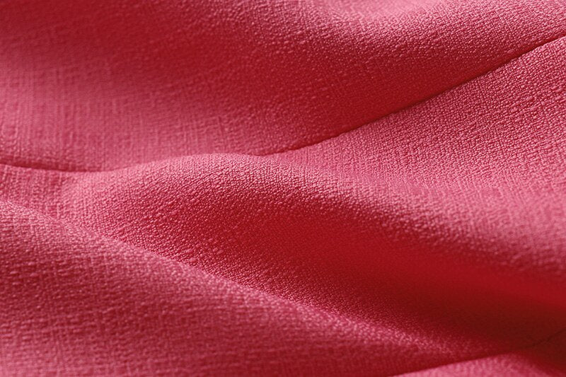 Double-breasted Textured Pink Blazer - - DYAVOR®