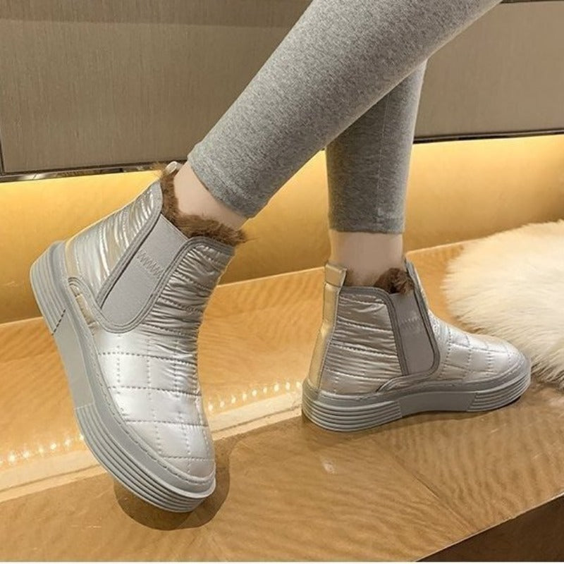 Groovywish Women Orthopedic Casual Fur Ankle Boots Winter Shoes - - DYAVOR®