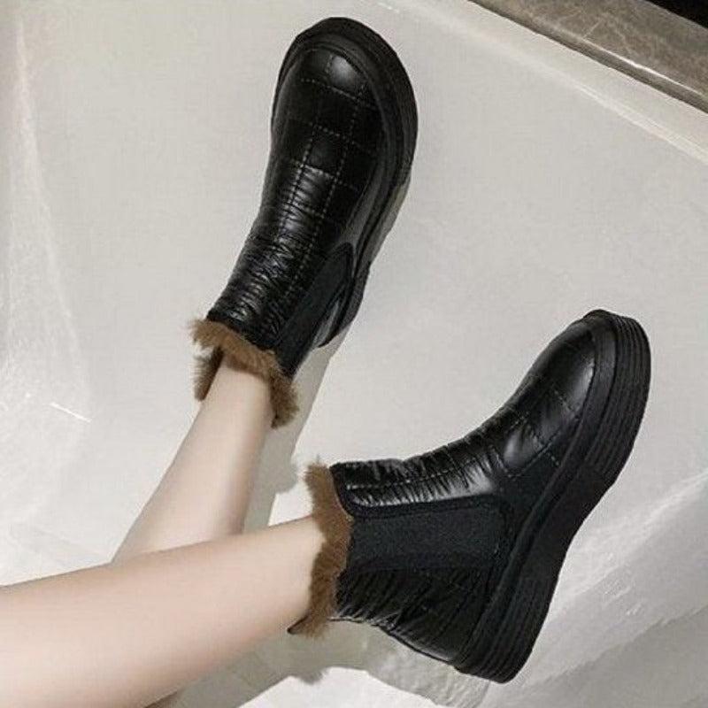 Groovywish Women Orthopedic Casual Fur Ankle Boots Winter Shoes -  - DYAVOR®