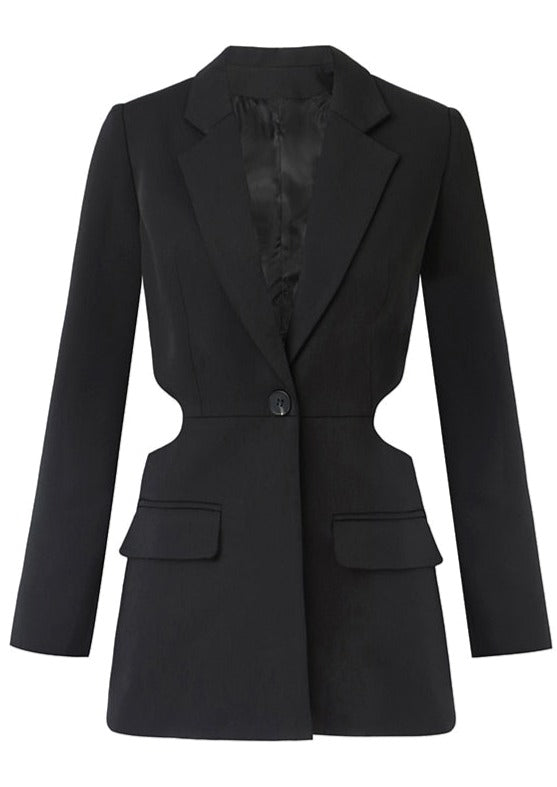 Side Cutouts Blazer - - DYAVOR®