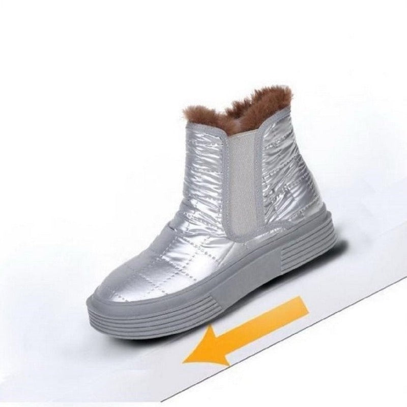 Groovywish Women Orthopedic Casual Fur Ankle Boots Winter Shoes - - DYAVOR®
