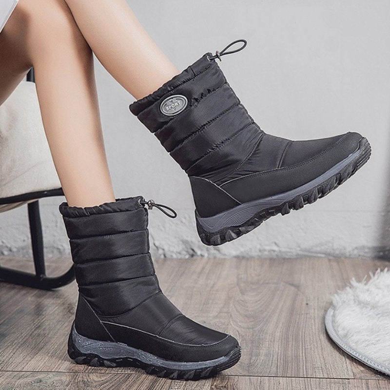 Groovywish Women Waterproof Snow Boots Warm Orthopedic Shoes - - DYAVOR®