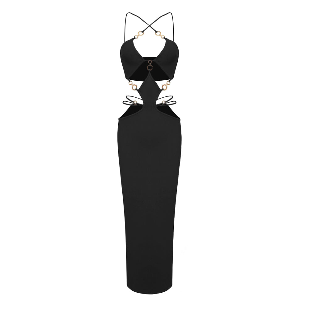 Chic Sleeveless Bandage Cutout Dress - - DYAVOR®