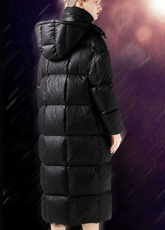Handmade Khaki Button Pockets fashion Winter Duck Down coat - Down Jackets - DYAVOR®