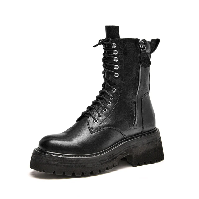 Hanson Women's Leather Boots and Platform - Boots - DYAVOR®