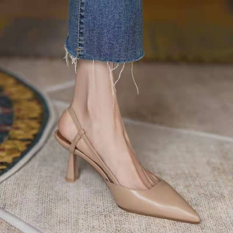 Thin Heels Sandals for Woman Basic Model Genuine Leather Casual - - DYAVOR®