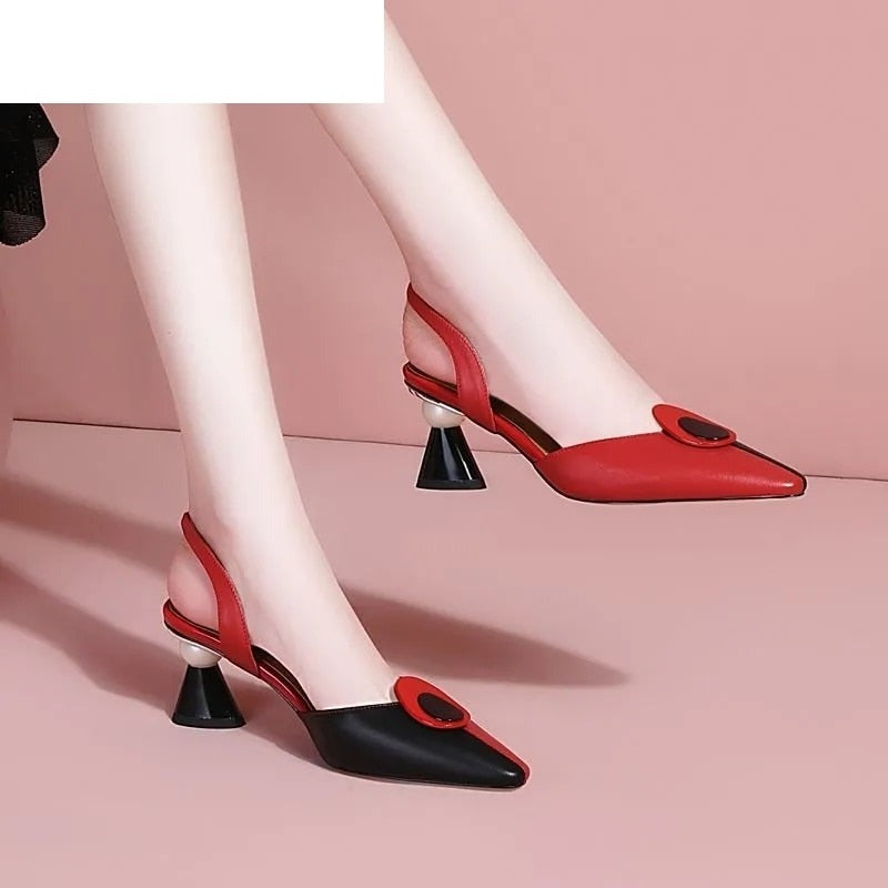Women Sandals Spring Summer Mid Heel Hollow Shoes - - DYAVOR®