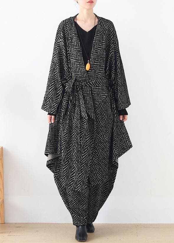 High-end Yarn-dyed Stripe Irregular Ladies Suit British Fashion Atmosphere Multi-wear Two-piece - Trench coats - DYAVOR®