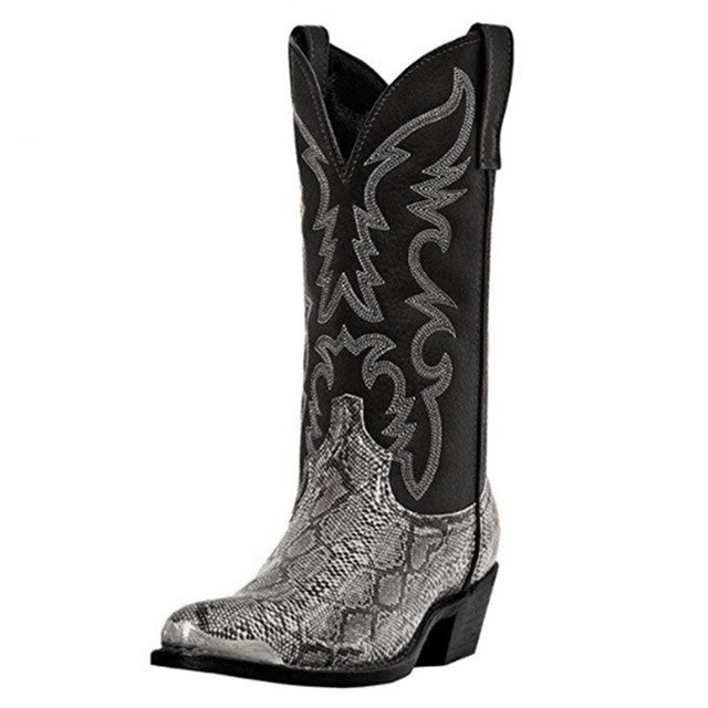 Lander Unisex Iron Head High Heel Boots - - DYAVOR®