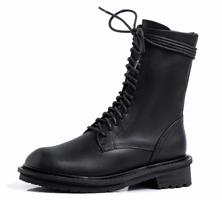 Larisa Women's Leather Boots With Laces - Boots - DYAVOR®