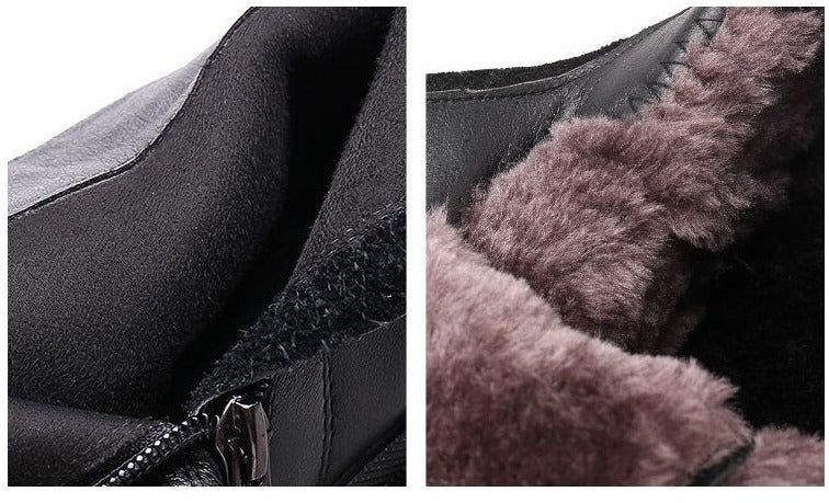 Leather Ankle Boots Handmade Soft Sneakers Women's Casual Shoes GCSZXC59 - Casual Shoes - DYAVOR®