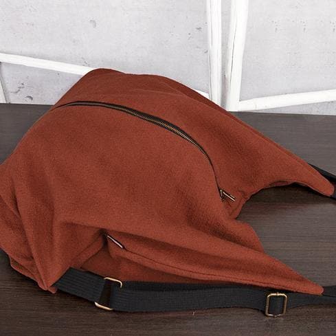 Literary Various Back Style Red Shoulder Bag Simple Backpack - - DYAVOR®