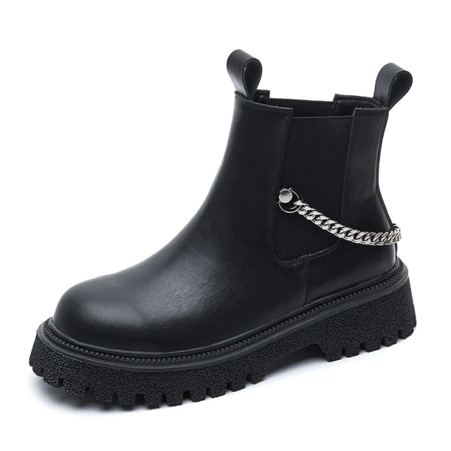 Lucius Women's Faux Leather Chelsea Boots - Booties - DYAVOR®