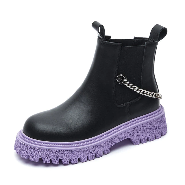Lucius Women's Faux Leather Chelsea Boots - Booties - DYAVOR®