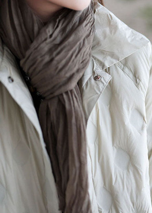 Luxury Black Pockets Patchwork fashion Winter Duck Down coat - Down Jackets - DYAVOR®