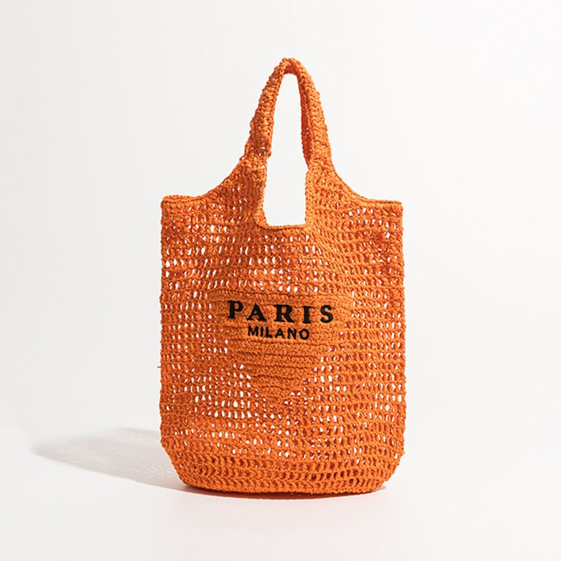Luxury Raffia Handmade Woven Tote Handbag - Handbags - DYAVOR®