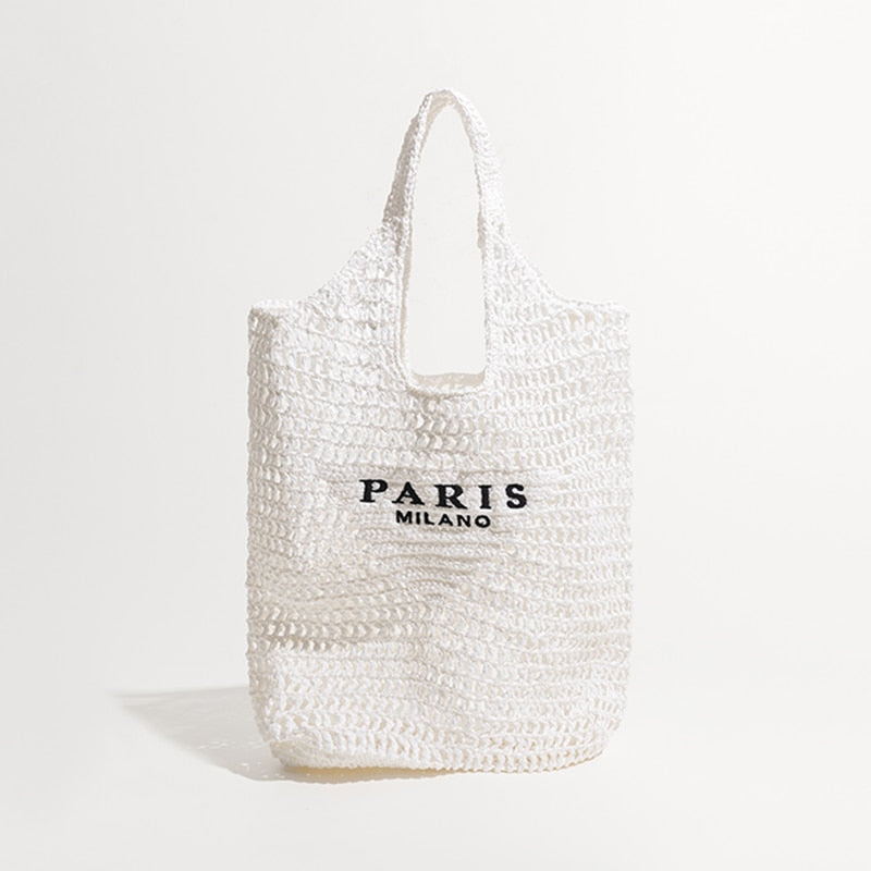 Luxury Raffia Handmade Woven Tote Handbag - Handbags - DYAVOR®