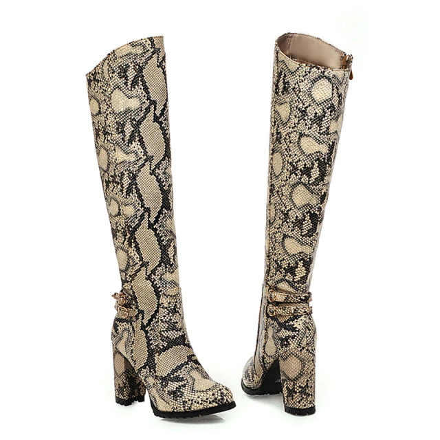 Max Women's Knee High Leather Boots - Boots - DYAVOR®