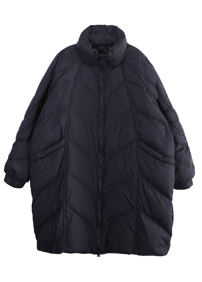 Modern Caramel Stand Collar Oversized Thick Duck Down Down Coats Winter - Down Jackets - DYAVOR®