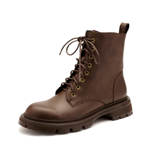 Myers Women's Leather Black Boots - Boots - DYAVOR®