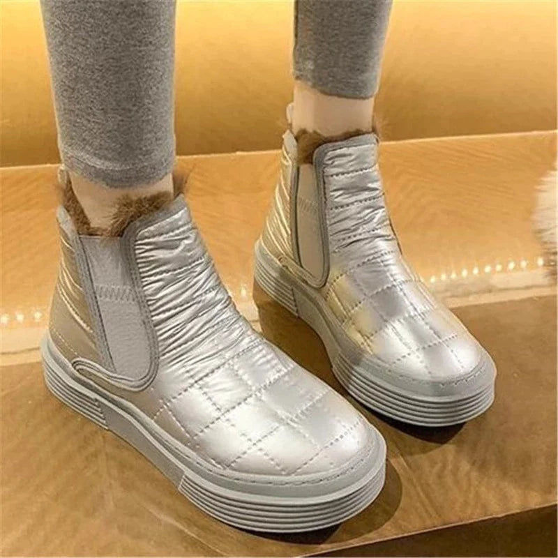 Groovywish Women Orthopedic Casual Fur Ankle Boots Winter Shoes -  - DYAVOR®