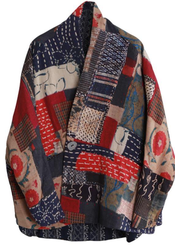 New plus size warm winter coat floral v neck pockets Parkas for women - - DYAVOR®