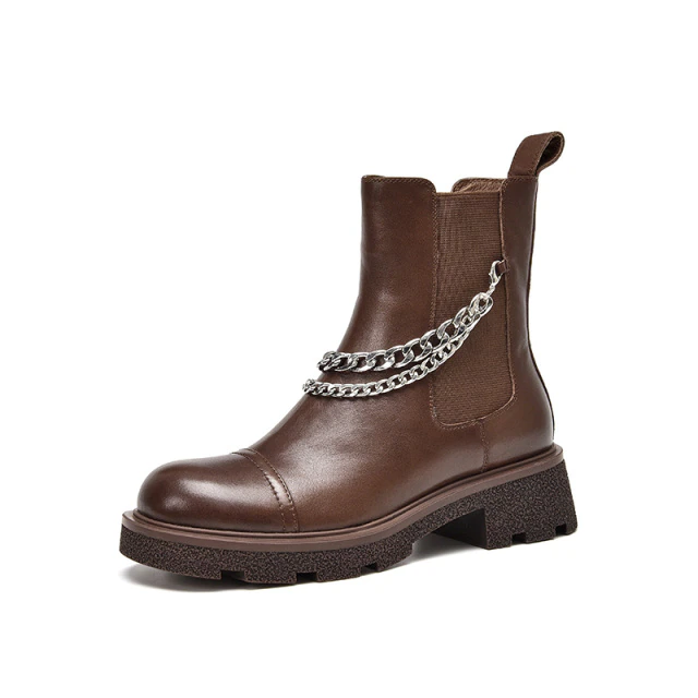 Newton Women's Leather Platform Chelsea Boots - - DYAVOR®