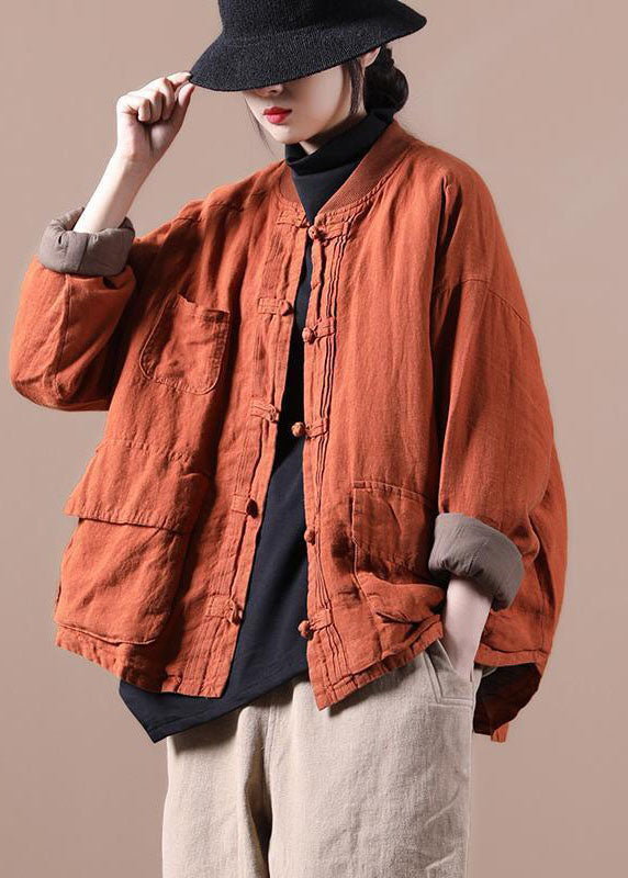 Mulberry Oversized Linen Coat Outwear Winter Parkas - Down Jackets - DYAVOR®