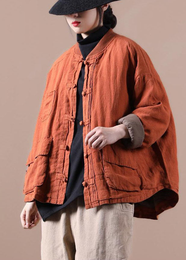 Mulberry Oversized Linen Coat Outwear Winter Parkas - Down Jackets - DYAVOR®