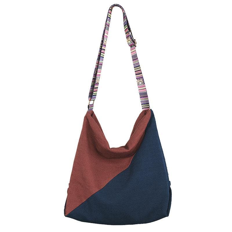 Original stitching single shoulder backpack dual-use canvas bag - - DYAVOR®