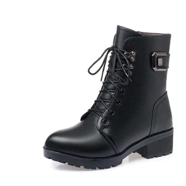Otty Women's Warm Leather Boots - Boots - DYAVOR®