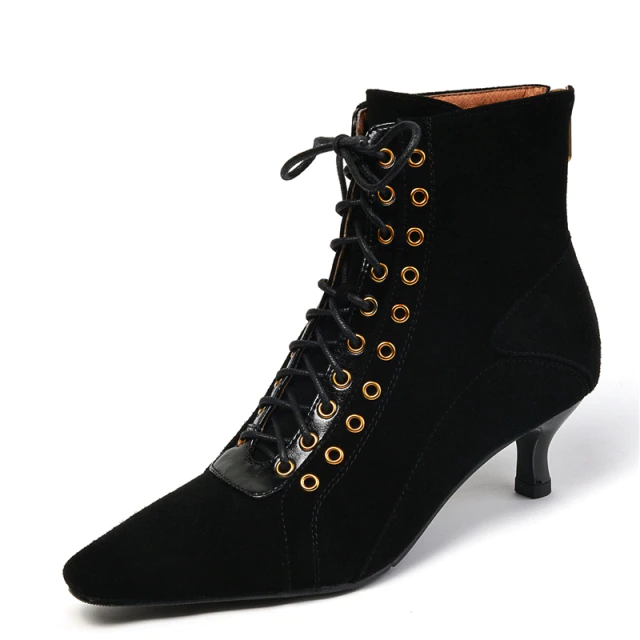 Pierre Women's High Quality Ankle Booties - Booties - DYAVOR®