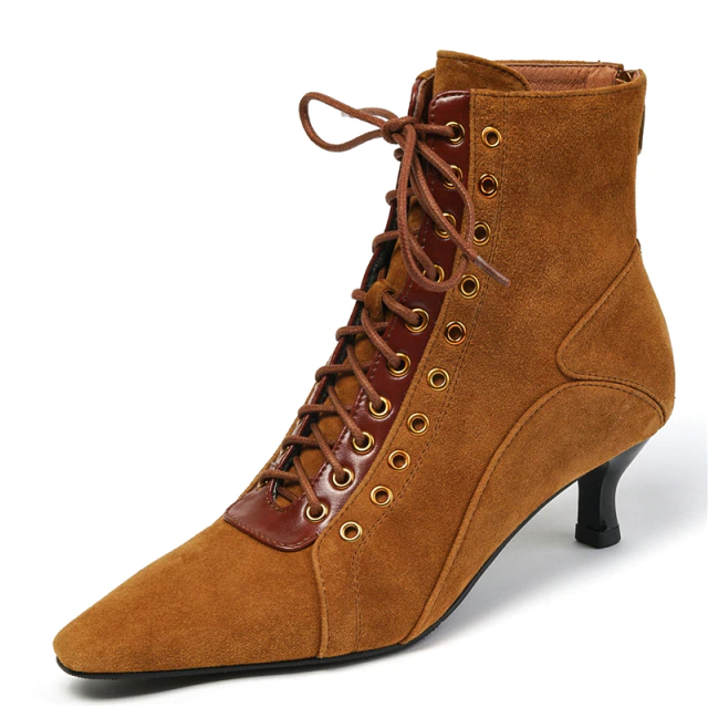 Pierre Women's High Quality Ankle Booties - Booties - DYAVOR®