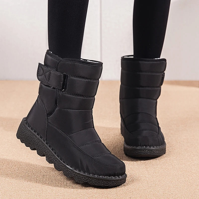 GRW Orthopedic Boots For Women Waterproof Comfortable Fur Lined Ankle Winter Snow Boots - Orthopedic Shoes - DYAVOR®
