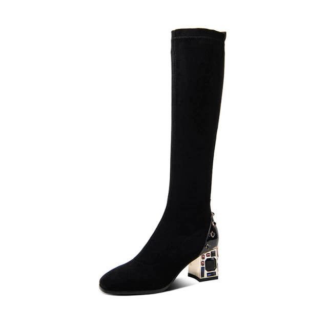 Romy Women's Suede Knee High Boots - Boots - DYAVOR®