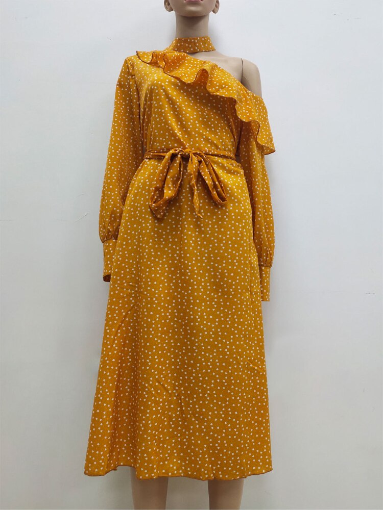 New Long Sleeve Dress Small Fragrance Chiffon Skirt Fashion Holiday Style Long Dress Women Dress Streetwear Dresses Sexy Dress - - DYAVOR®